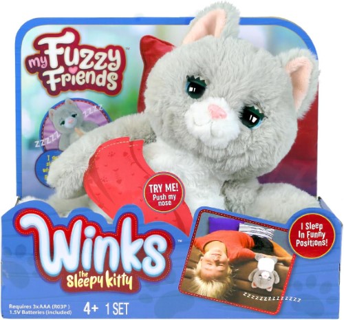 My Fuzzy Friends Winks el gato dormilón - vista alternativa