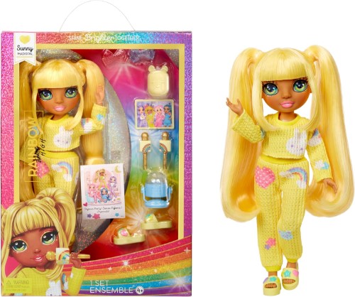 Rainbow High PJ Party muñeca Junior Sunny