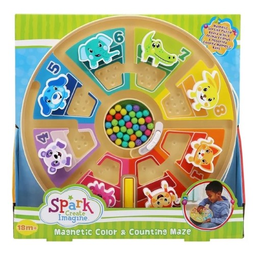 Laberinto magnético circular con bolitas de colores - imagen adicional