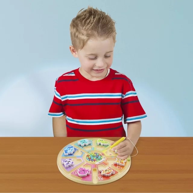 Laberinto magnético circular con bolitas de colores - imagen adicional