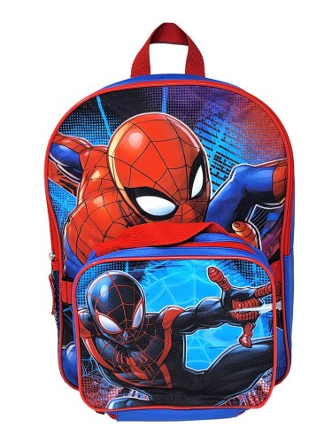 Spider-Man Miles Morales morral con lonchera - vista alternativa