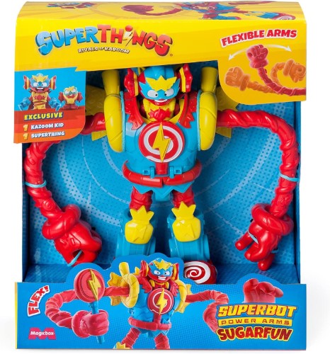Superzings Superbot Power Arms Sugarfun Héroe - vista alternativa
