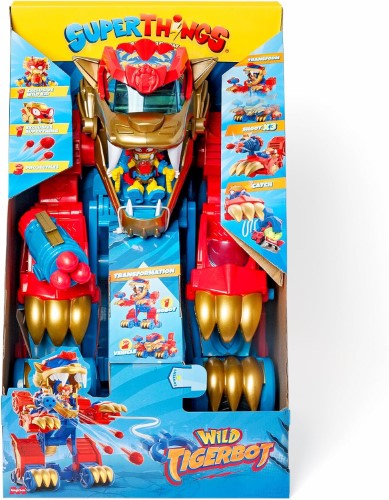 Superzings Wild Tigerbot rojo - vista alternativa