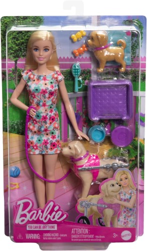 Barbie paseadora con perrito en silla de ruedas - vista alternativa