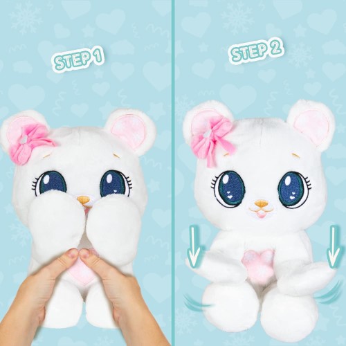 Peekapets oso de peluche para bebés - Blanco - vista alternativa