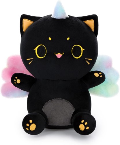 Peluche Gato negro unicornio Caticorn Caticornio