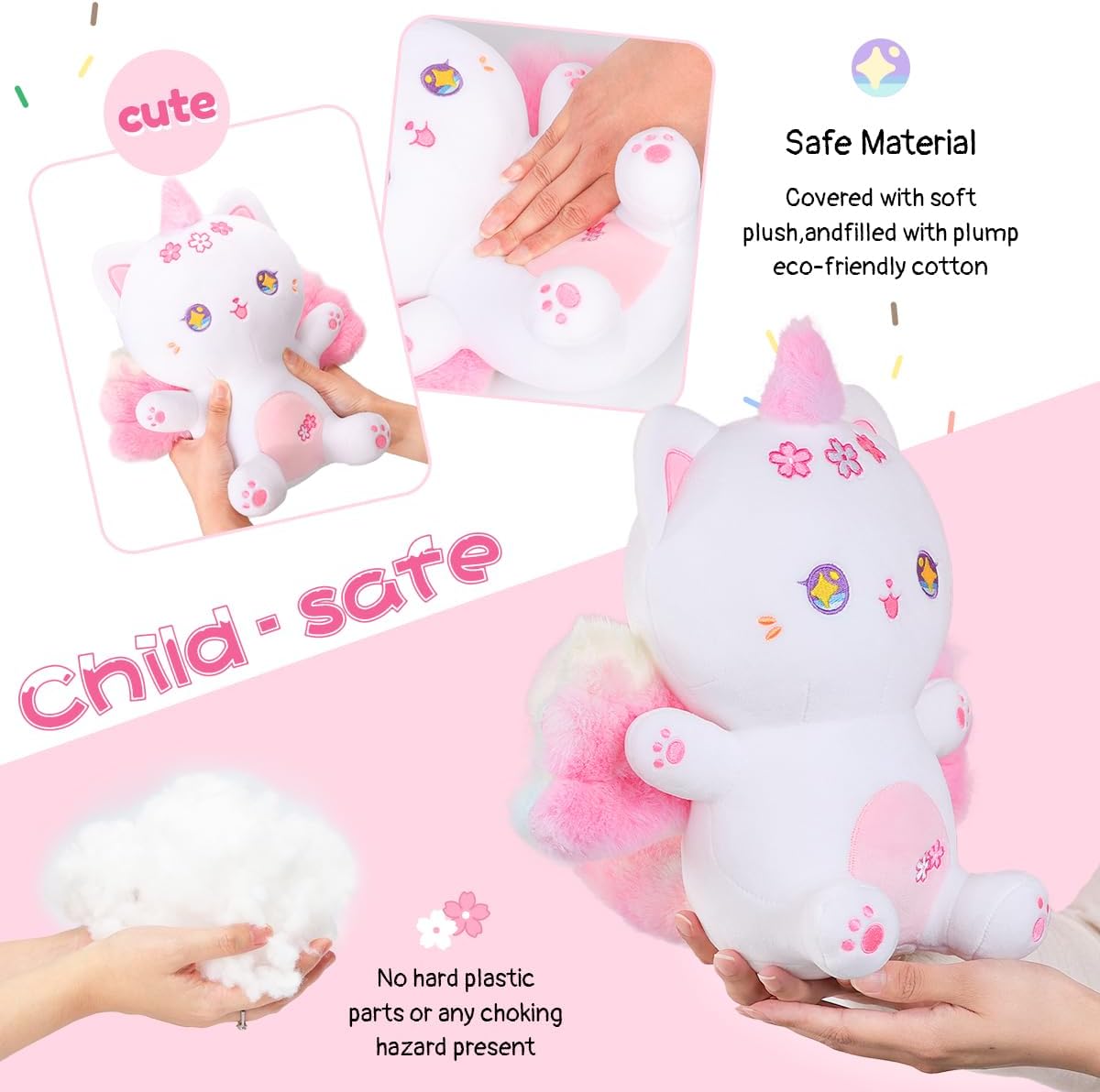 Peluche Gato unicornio Caticorn Caticornio - vista alternativa