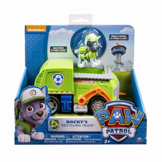 Paw Patrol camión reciclaje Rocky - vista alternativa