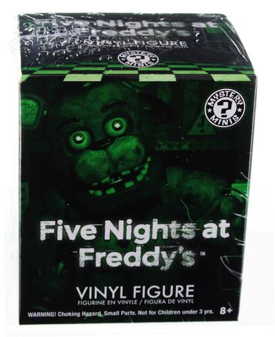Five Nights Freddys figura misteriosa neón