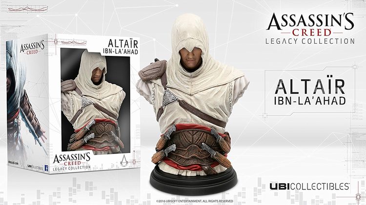 Assassins Creed busto Altair Ibn-La'ahad - vista alternativa
