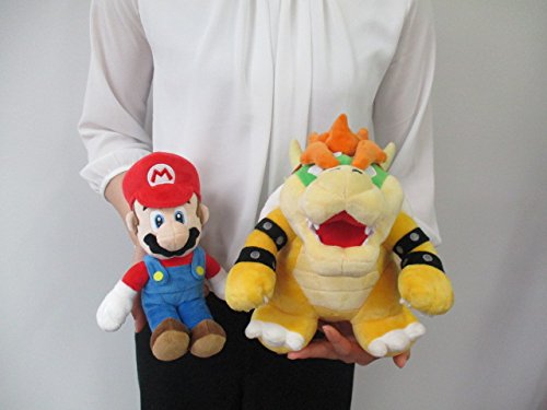 Super Mario Peluche Bowser Sanei - vista alternativa