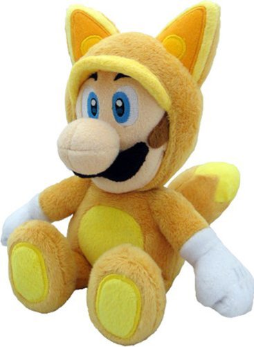 Super Mario peluche Luigi Kitsune