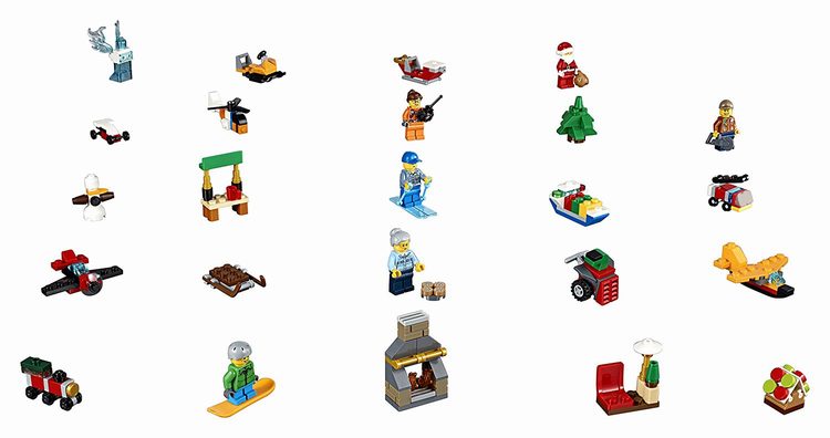 Lego City calendario 60155 - vista alternativa