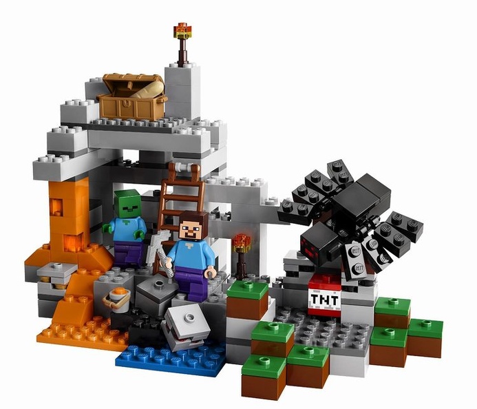 Lego Minecraft the cave 21113 - vista alternativa