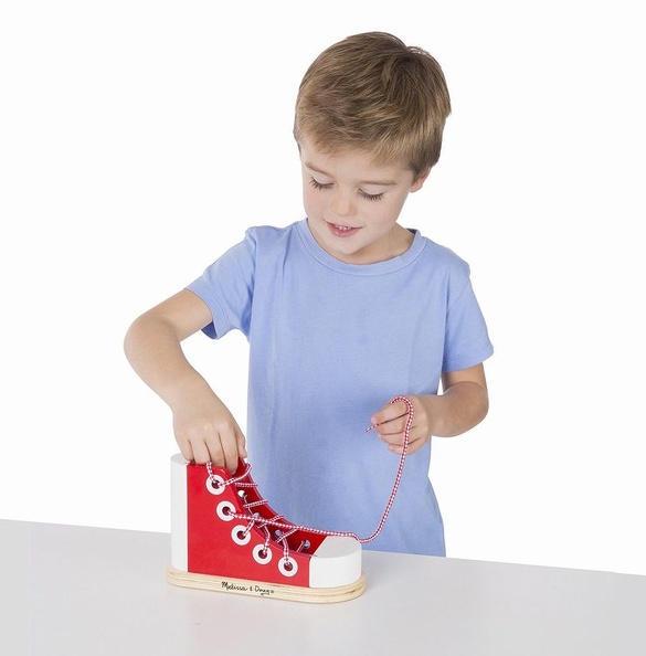 Aprender atar cordones Melissa and Doug