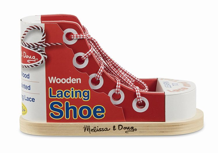 Aprender atar cordones Melissa and Doug - vista alternativa