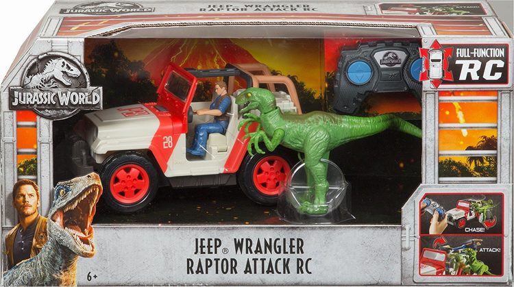 Jurassic World ataque velociraptor RC - vista alternativa