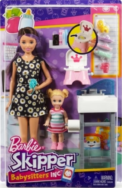 Barbie Skipper cuarto baño FJB01 - vista alternativa