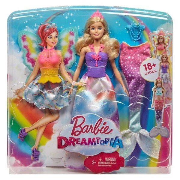 Barbie muñeca 3-en-1 fantasía FJD08 - vista alternativa