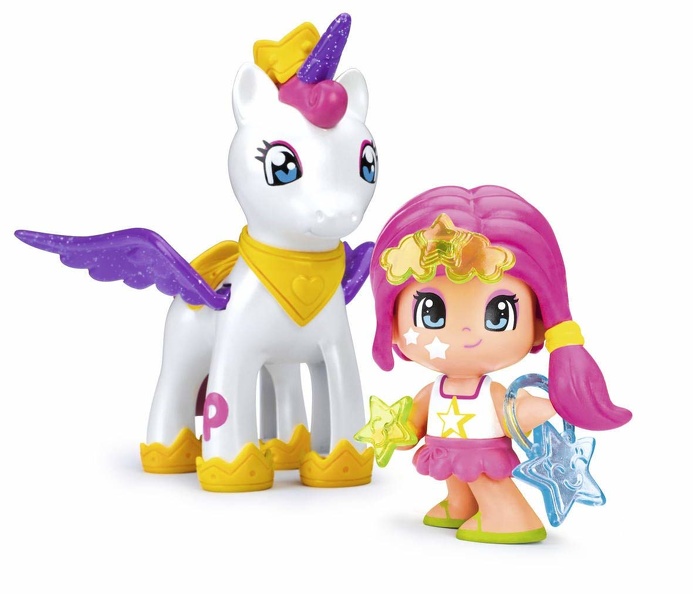 Pinypon figura y unicornio