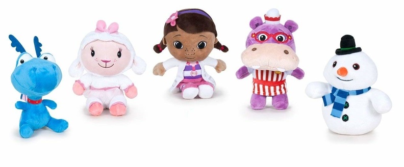Doctora Juguetes pack 5 peluches
