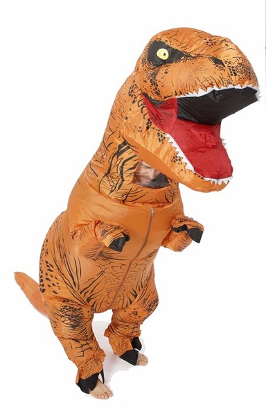 Disfraz inflable T Rex dinosaurio - imagen adicional