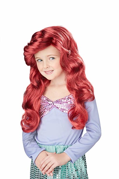 Peluca roja La Sirenita Ariel