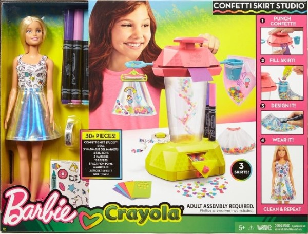 Barbie Crayola moda confeti FRP02 - vista alternativa