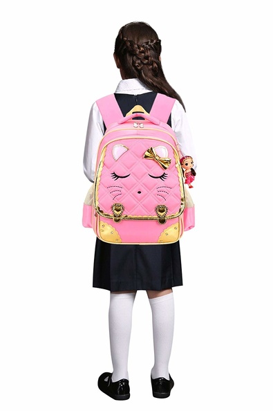 Morral niñas gatita dormilona - vista alternativa