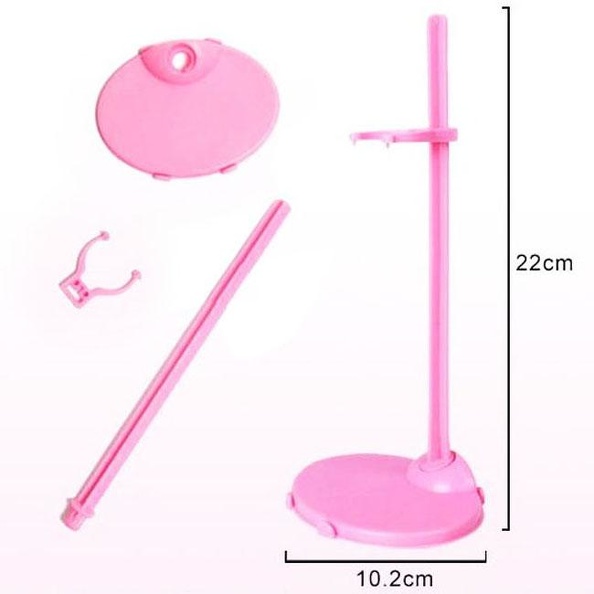 Juego 10 bases peanas soportes barbies - vista alternativa