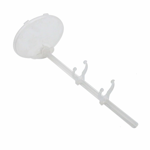 10 peanas bases soportes barbie transparente - vista alternativa