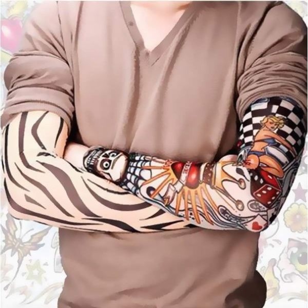 Pack 6 mangas de tatuajes tattoos - vista alternativa