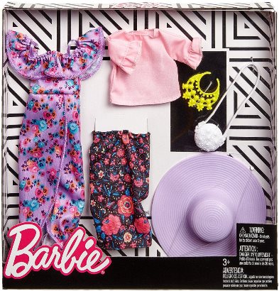 Barbie moda pliegues y flores - vista alternativa