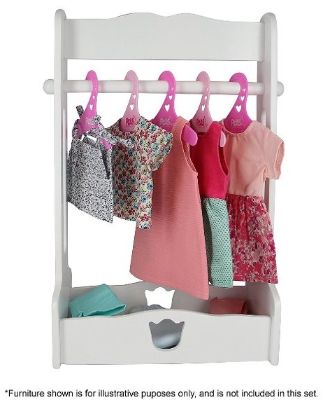 American Girl moda genérica 7 piezas set 2 - vista alternativa