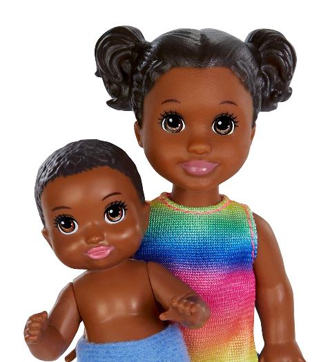 Barbie niñera set hermanitos GFL33 - vista alternativa
