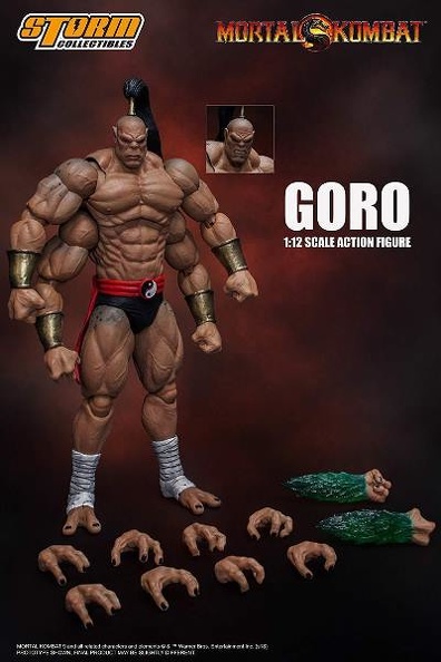 Mortal Kombat Goro figura 1:12 - vista alternativa