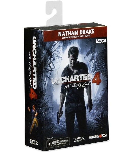 Uncharted figura Nathan Drake NECA - vista alternativa
