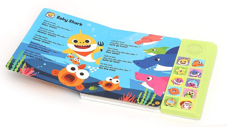 Baby Shark libro interactivo sonidos - vista alternativa