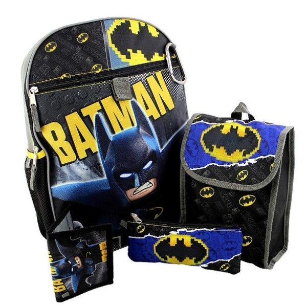 Combo escolar Lego Batman 4 piezas