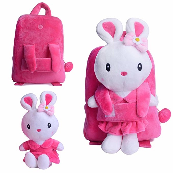 Morral peluche 3 D - conejita