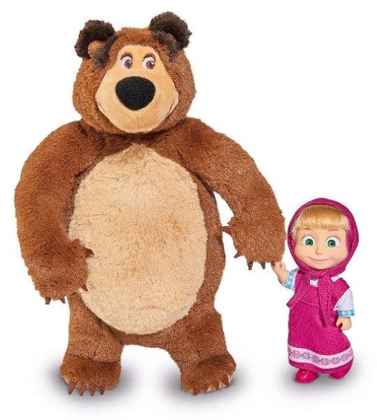 Masha y el Oso muñeca y peluche