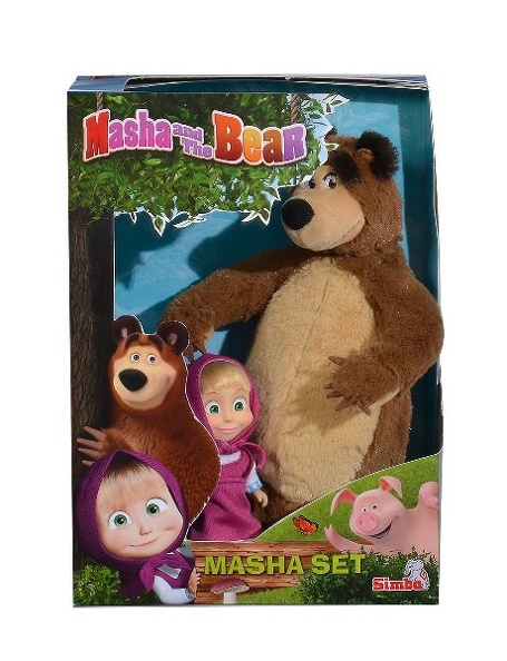 Masha y el Oso muñeca y peluche - vista alternativa
