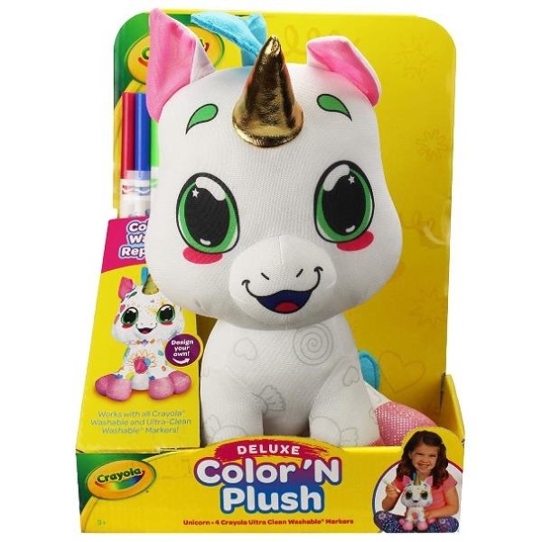 Crayola peluche unicornio colorear