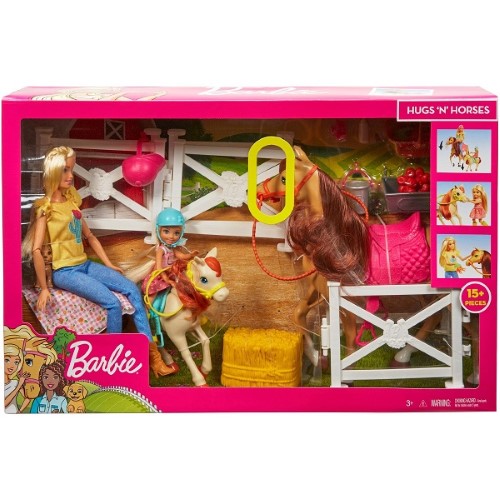 Barbie y Chelsea set Caballos y abrazos FHX15 - vista alternativa