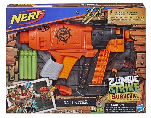Nerf Zombie Strike Survival pistola Nailbiter - vista alternativa
