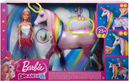Barbie y su unicornio luces mágicas FXT26 - vista alternativa