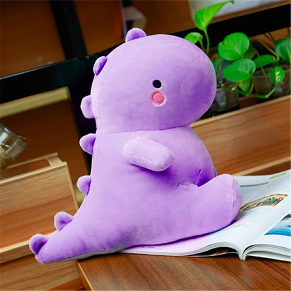 Dinosaurio de peluche morado 30 cm - vista alternativa