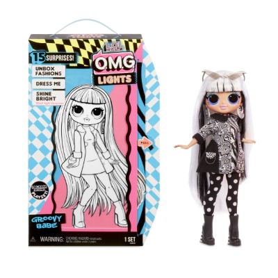 LOL Surprise OMG Lights muñeca Groovy Babe - vista alternativa