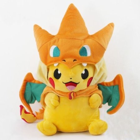 Pokemon peluche Pikachu gorro Charizard