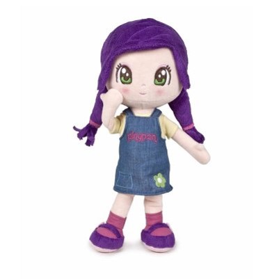 Pinypon peluche Softies muñeca violeta